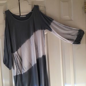 Beach tie dye cover up